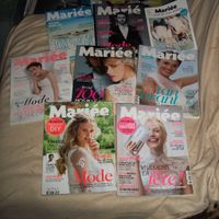 lot de de 8 Marié Magazine année 2016 2017
