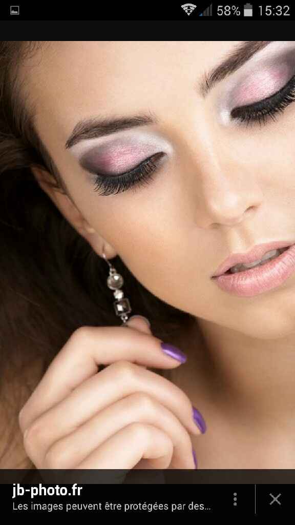 Mon portrait chinois de mariage - Le maquillage - 1