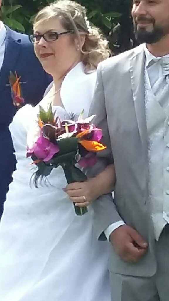 Médaillon bouquet de mariée - 1