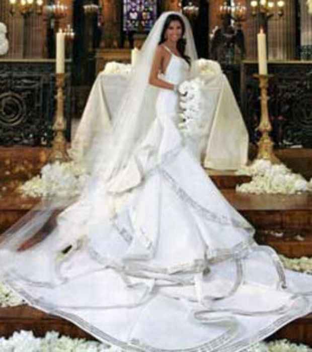 Mariage eva longoria (robe) - 2