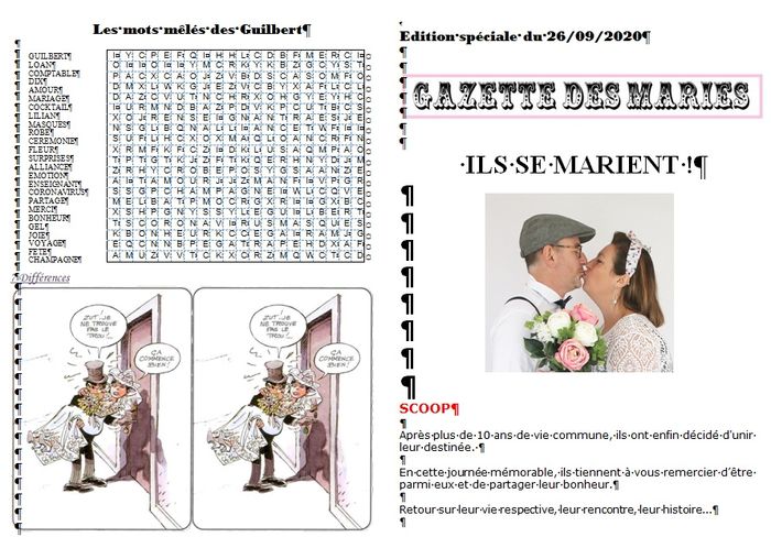 Premier jet gazette des mariés 4