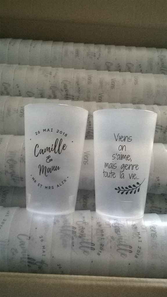 Gobelets personnalisés