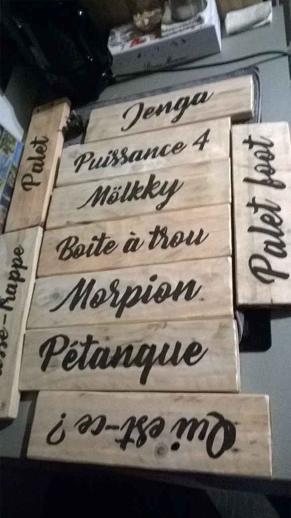 Panneau jeux en bois