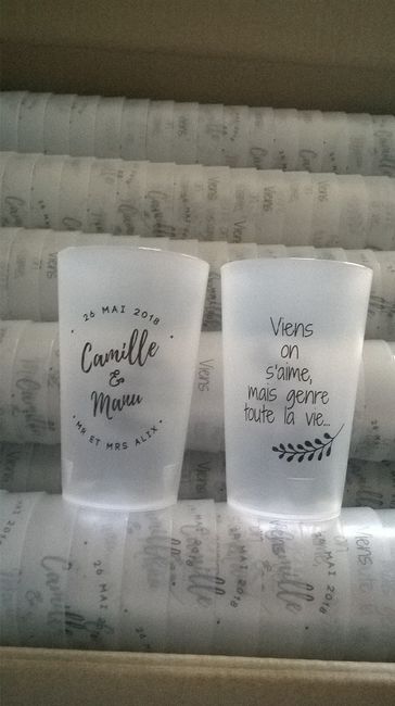 Gobelets personnalisés