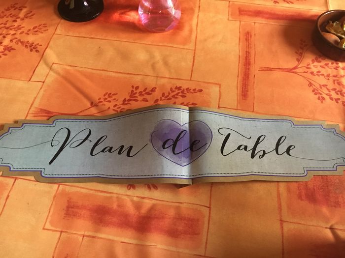 Menus plan de table et décoration - 2