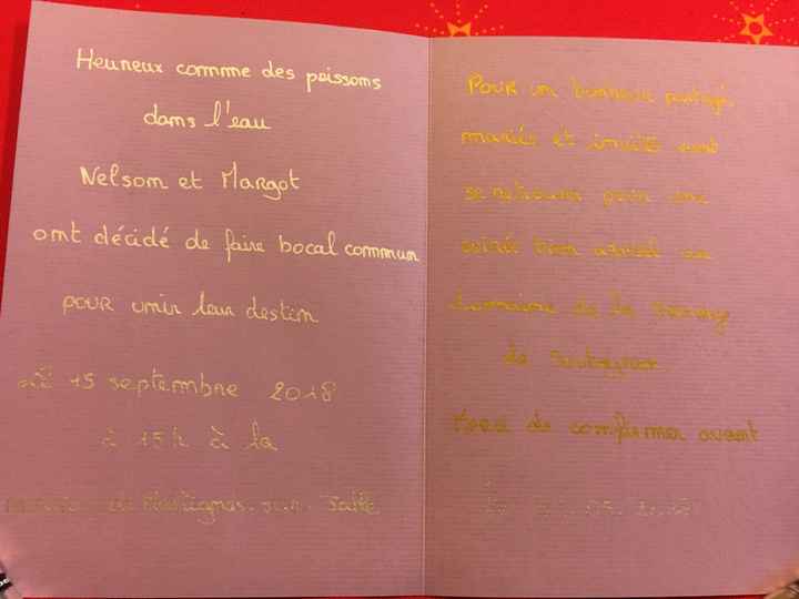 Faire part à faire soi-même - 2