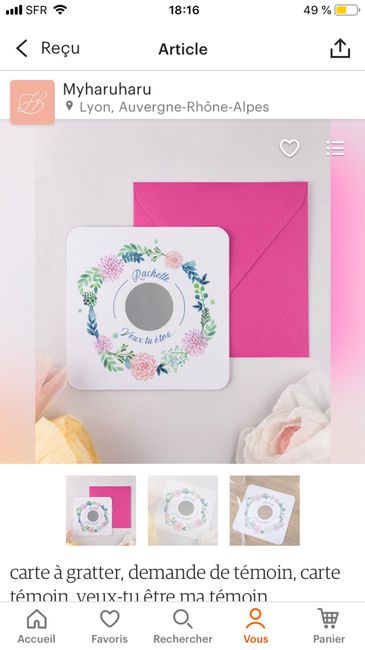 Demande de témoins - 1