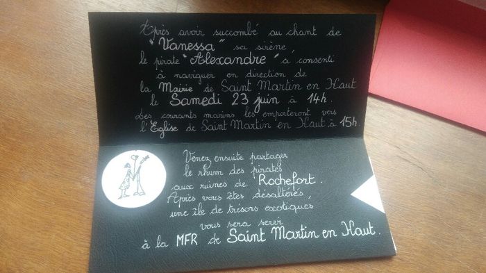 Faire part thème pirate - 3