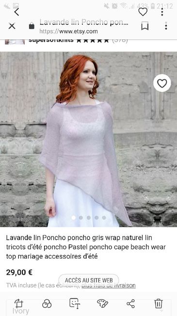 Que mettez vous par dessus la robe? - 1