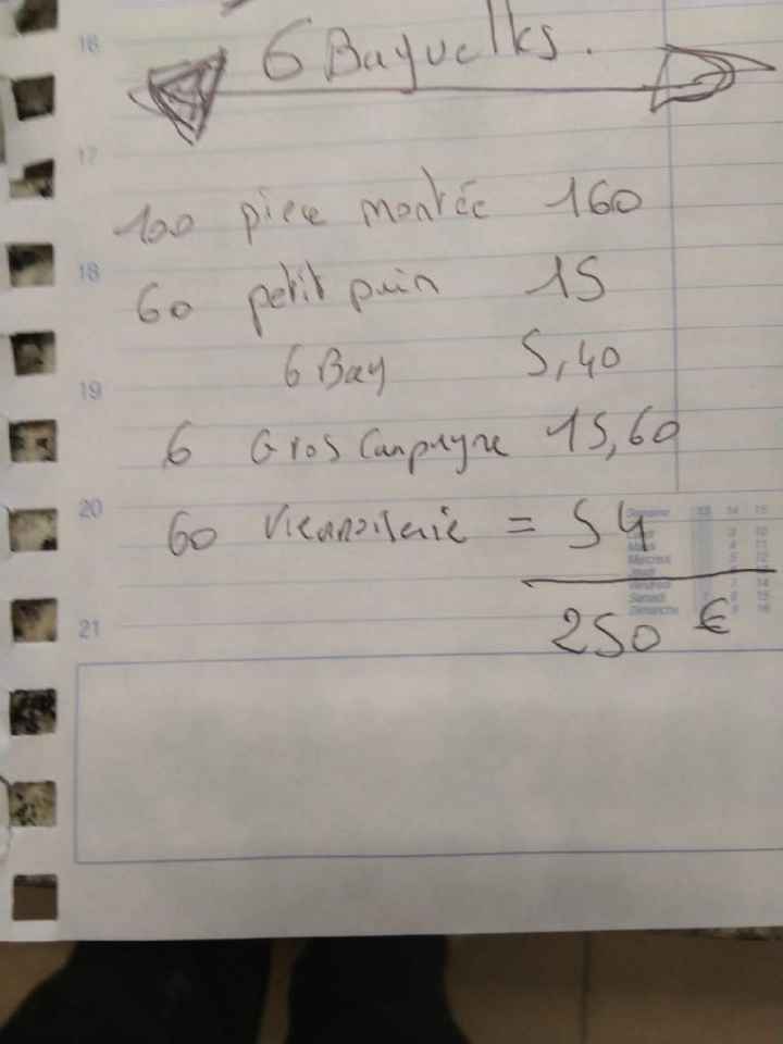 Devis pièce montée - 1