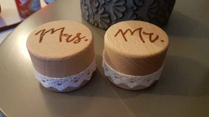 Boîtes pour alliances - 1