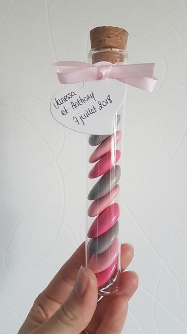 Dragées éprouvette 3