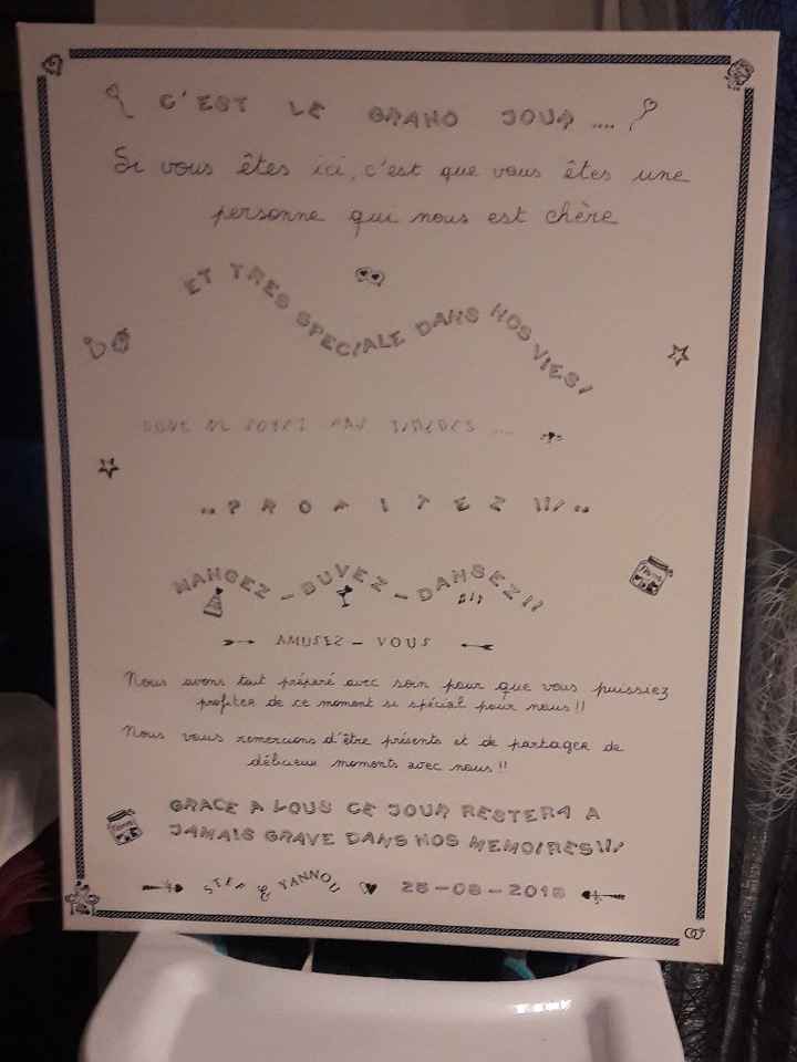 Mon panneau de bienvenue - 1