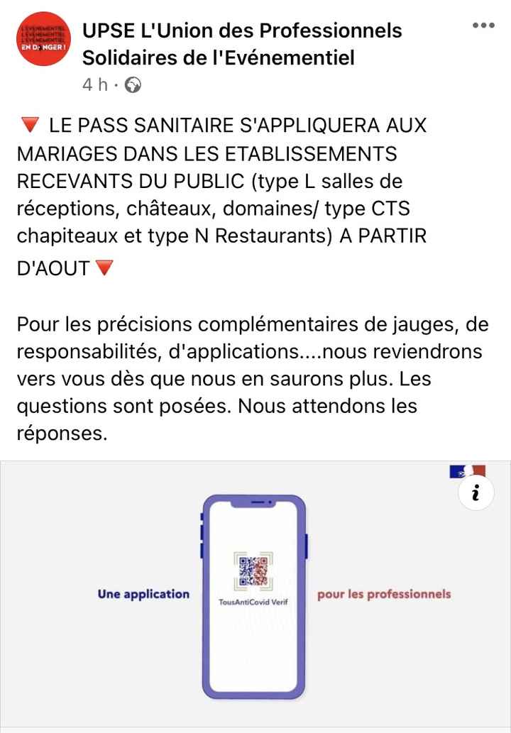 Pass sanitaire ? - 1