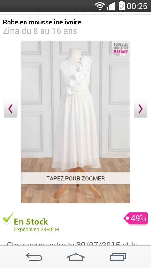 Robe pour petite fille d honneur - 3