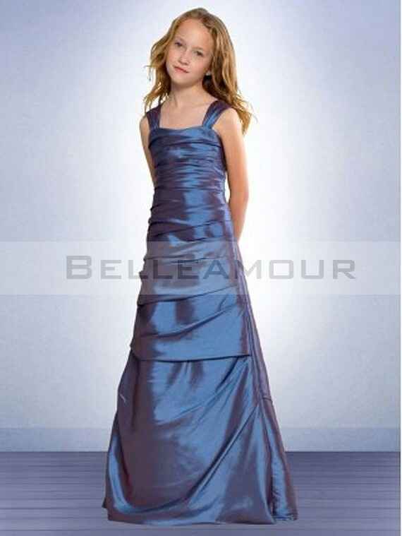 Robe de demoiselle d honneur pour petits fille. - 6