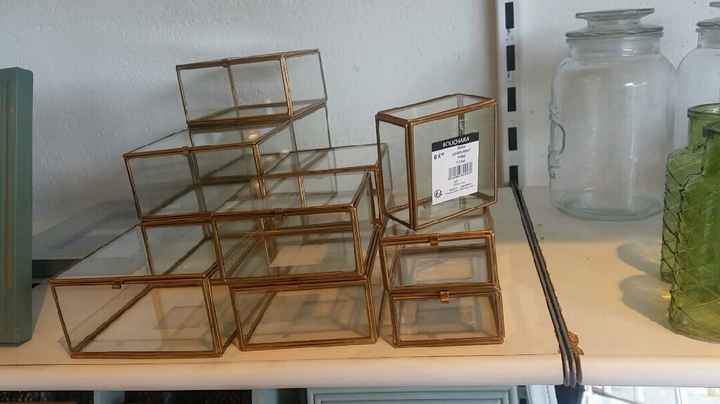  Boite à alliance en verre et flûte - 1