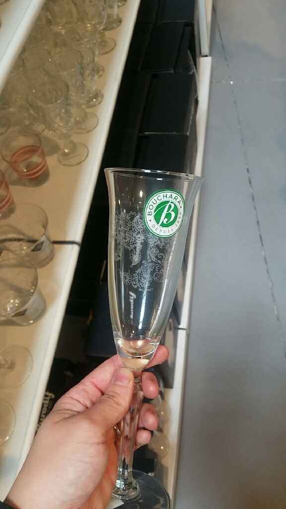  Boite à alliance en verre et flûte - 2