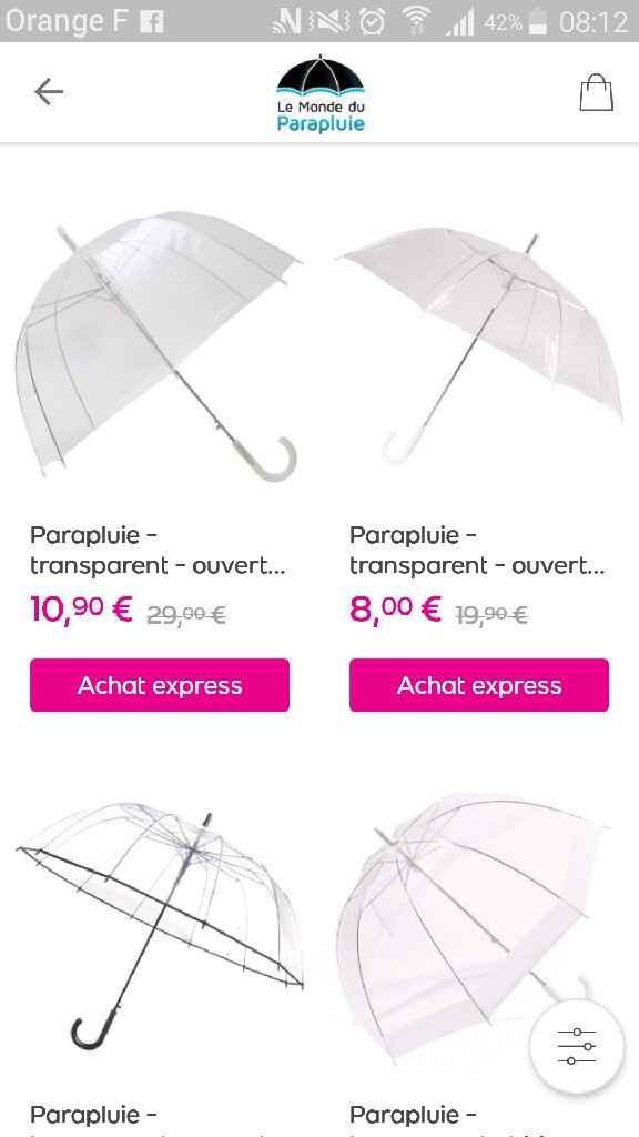  Parapluies sur venteprivée - 1