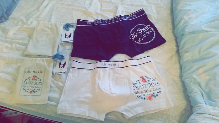 Mes boxers personnalisés pour Mr. 1