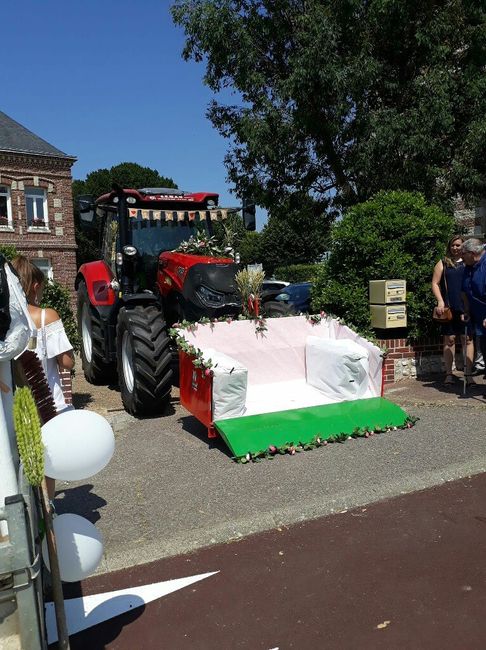 Arrivée en tracteur 5