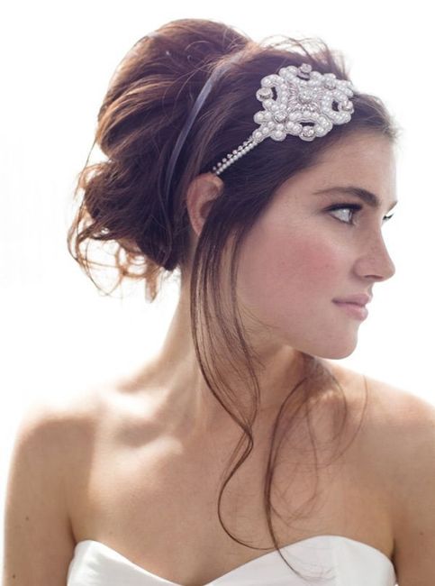 modèle chignon mariage