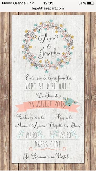 Comment seront vos faire-part ? - 1
