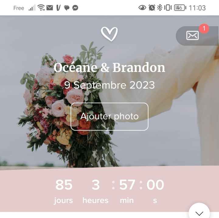 Capture depuis l'application mobile ton compte à rebours et partage-le ⏳😍 - 1
