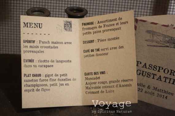 interieur menu