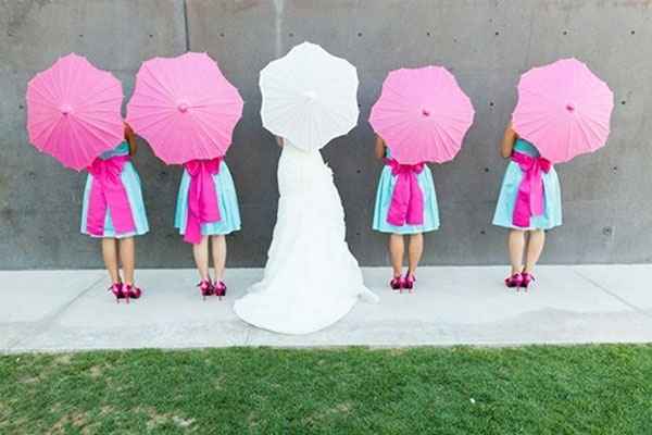 Idée de photo entre filles si vous aussi avez un thème très coloré