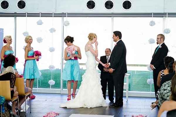 L'émotion de la mariée 