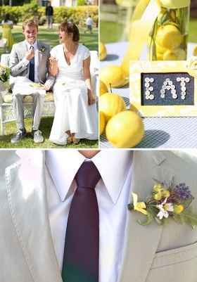 la boutonnière du mari est juste ultra-gourmande on a juste envie de la lui piquer et de manger le t