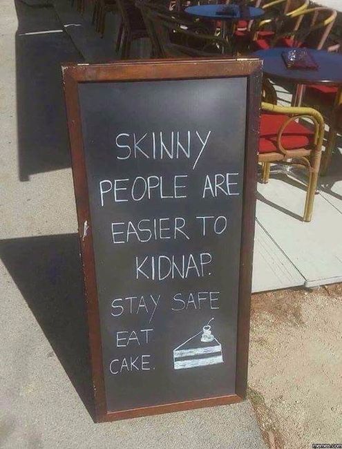 Stay safe - Eat cake