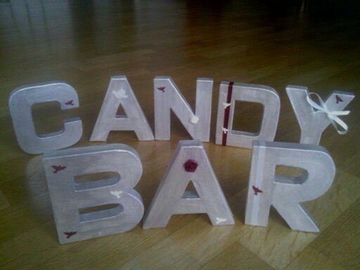 lettre candy bar