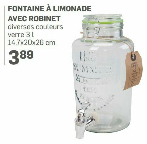 Fontaine à boisson gifi 2
