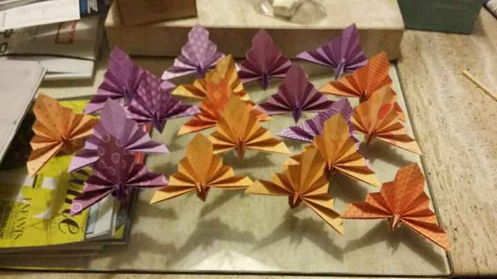 Une partie de nos mobiles origami - 1