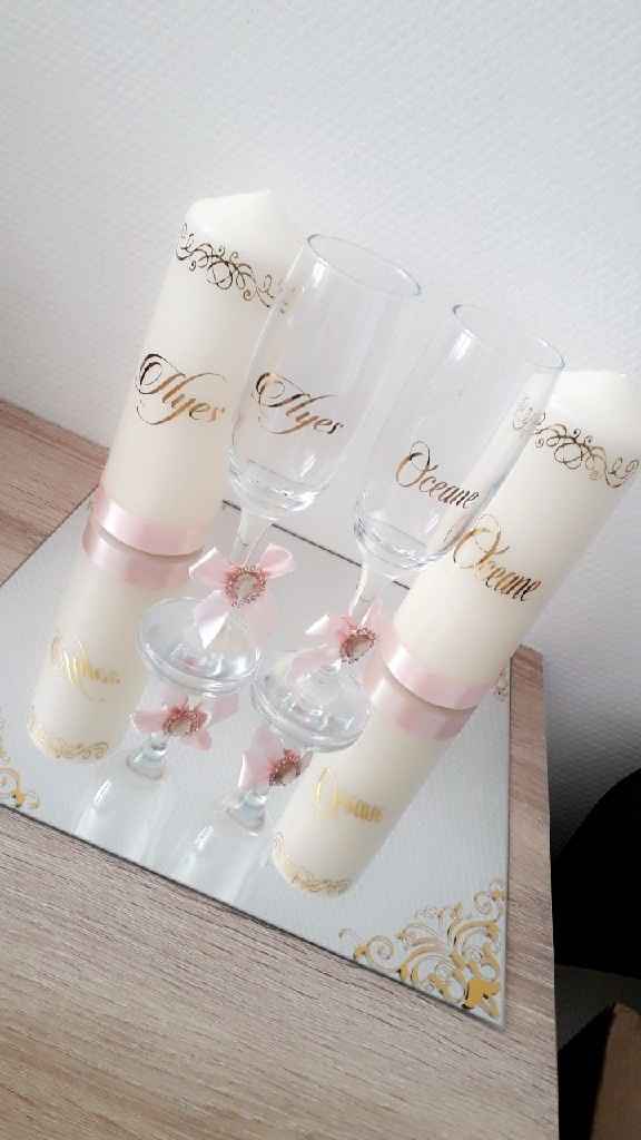 Bougies et verres personnalisés - 1