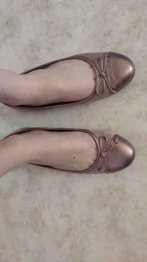 Chaussures plates pour le Jour j - 1