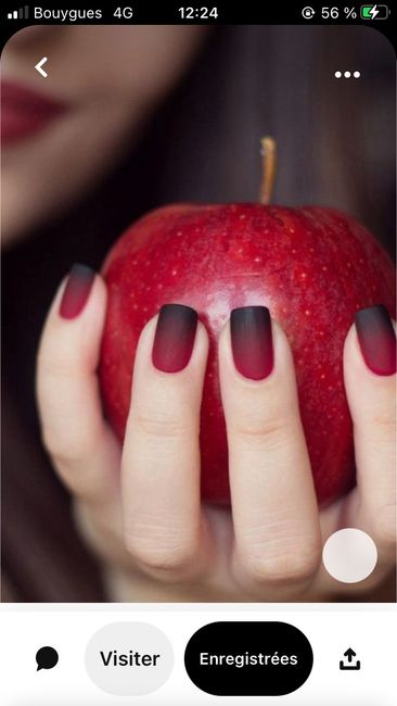 Ongle mariage besoin idée rouge ou bleu roi 8