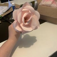 Fleurs en papier centre de table - 1