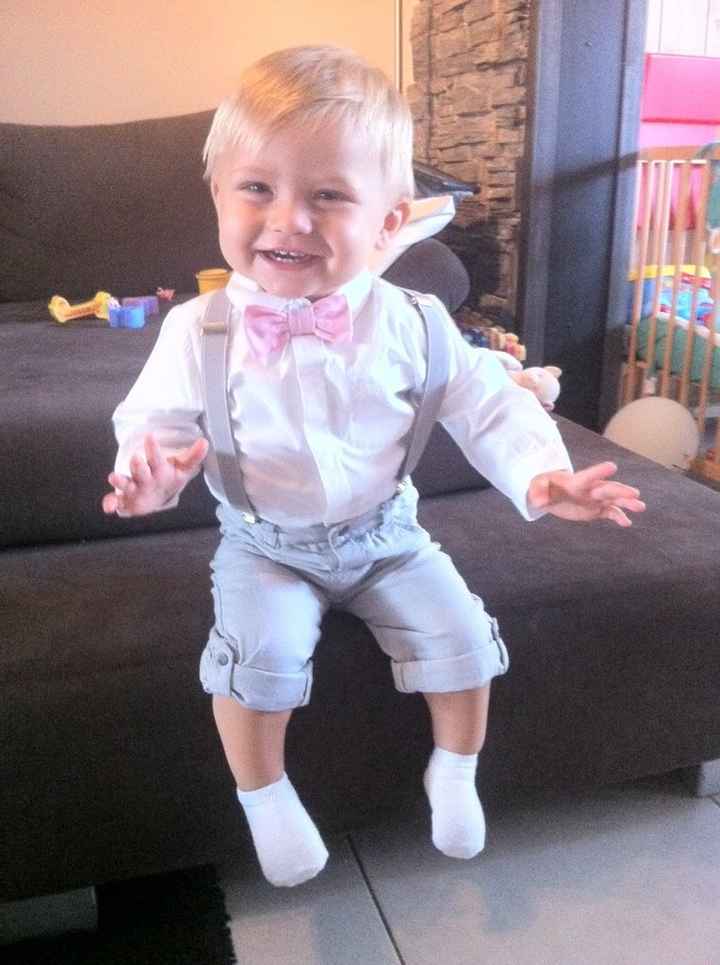 Essayage de mon fils. - 1