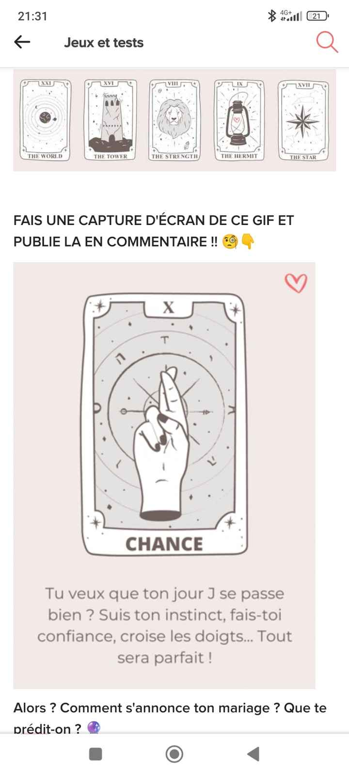 La chance te sourit 🔮😃 - 1