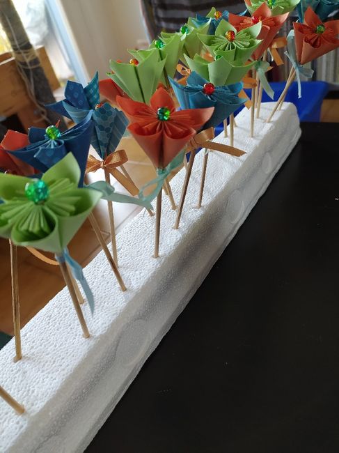 Boutonnières origami 2