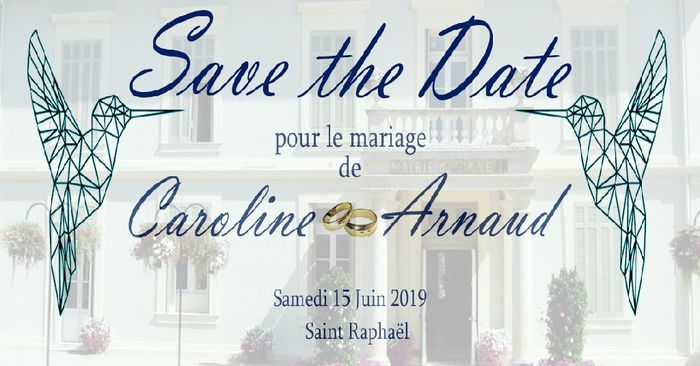As-tu fait un Save the Date ? 🎁 - 1