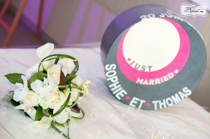 Urne + bouquet