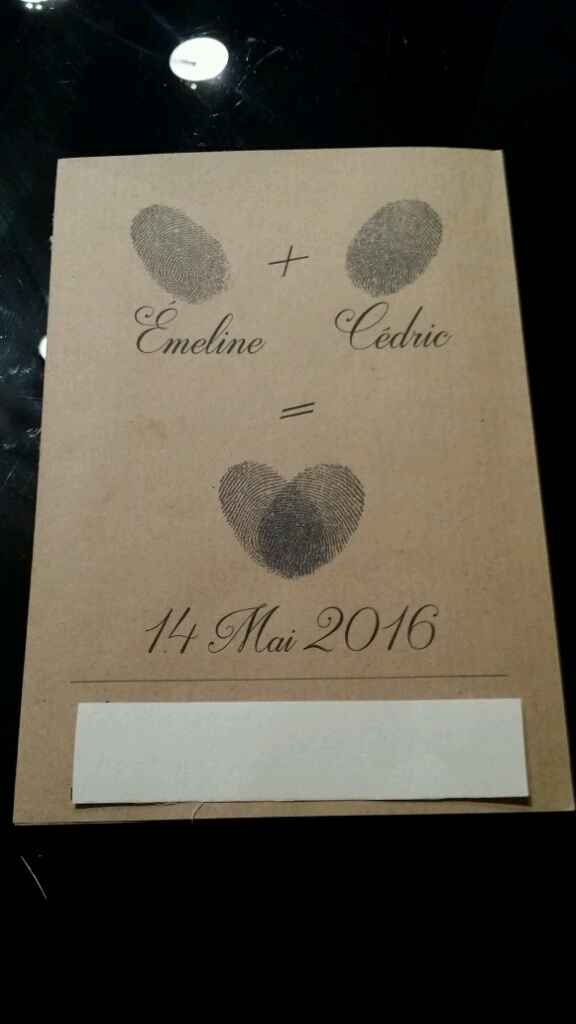 Faire part diy fini!!! tellement fière :) - 9