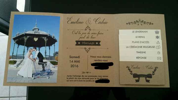 Enfin les faire parts sont fini et envoyées !!!! - 7