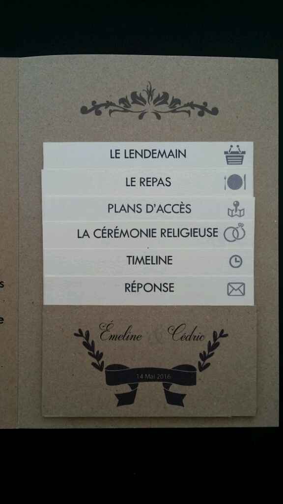 Enfin les faire parts sont fini et envoyées !!!! - 9