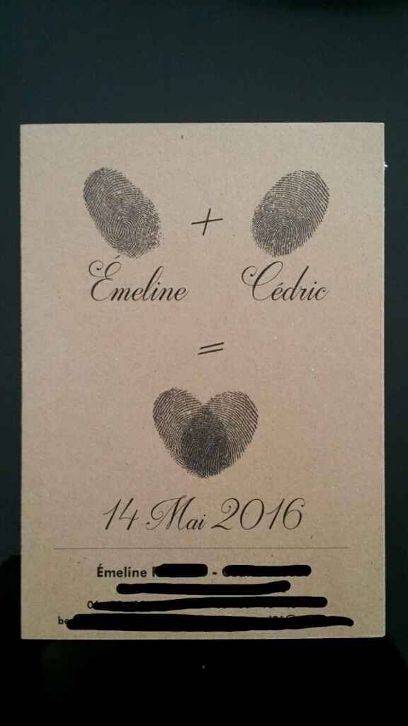 Enfin les faire parts sont fini et envoyées !!!! - 10