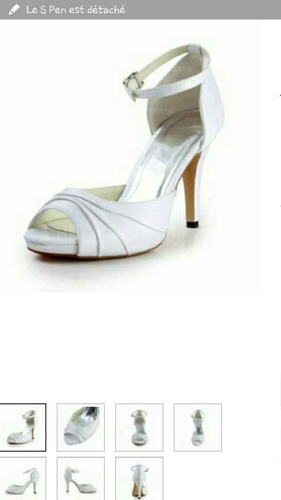 Avez vous trouvés vos chaussures pour le jour j ?? - 3
